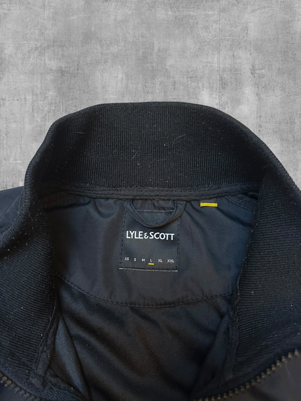 Lyle & Scott Bomberjacke Schwarz  L