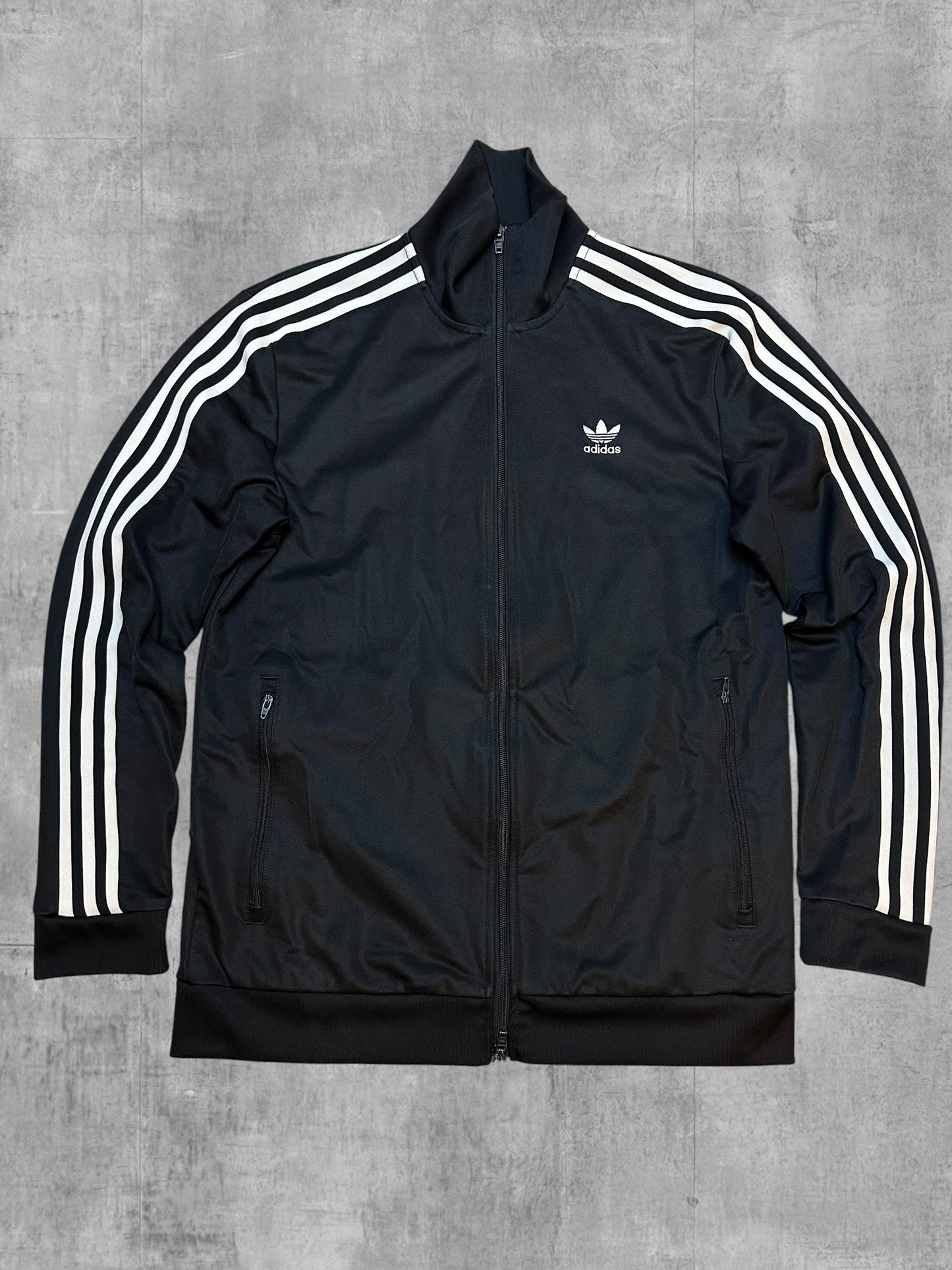 Adidas Firebird Trainingsjacke Schwarz Weiß M