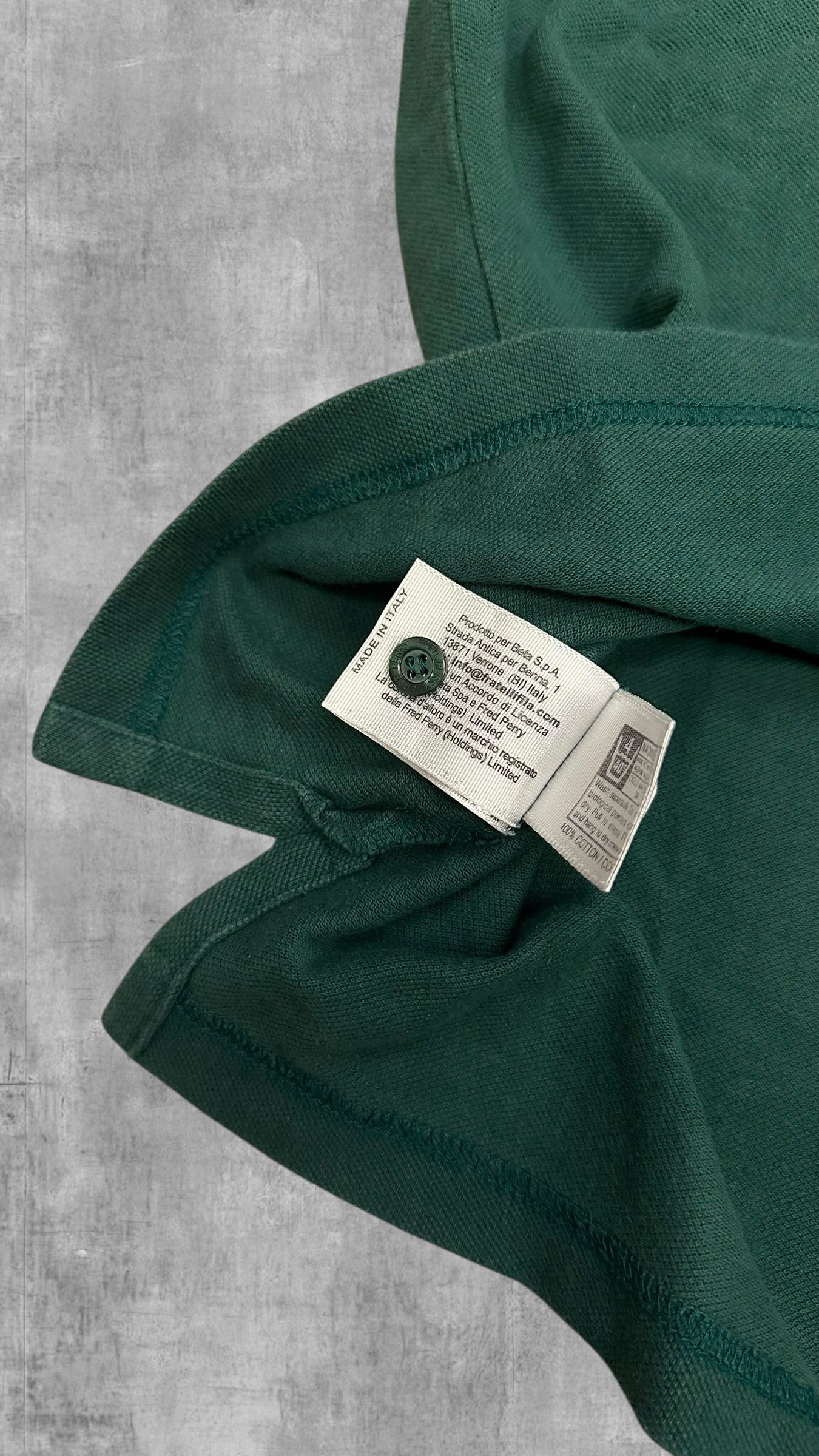 Fred Perry Polo Shirt Dunkelgrün S