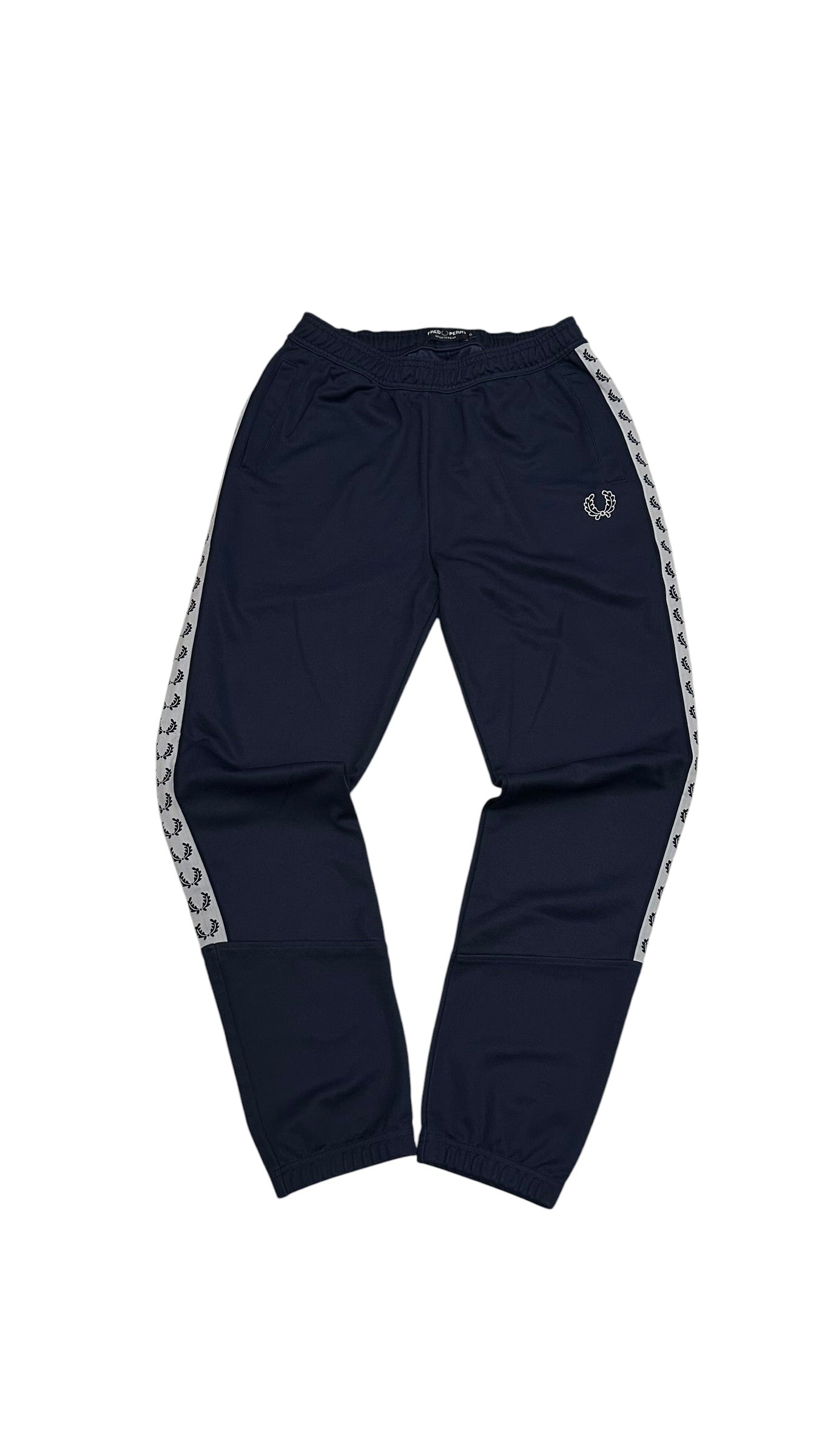 Fred Perry Trainingshose Navy Blau Taped S