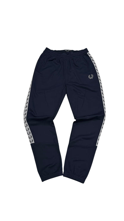 Fred Perry Trainingshose Navy Blau Taped S