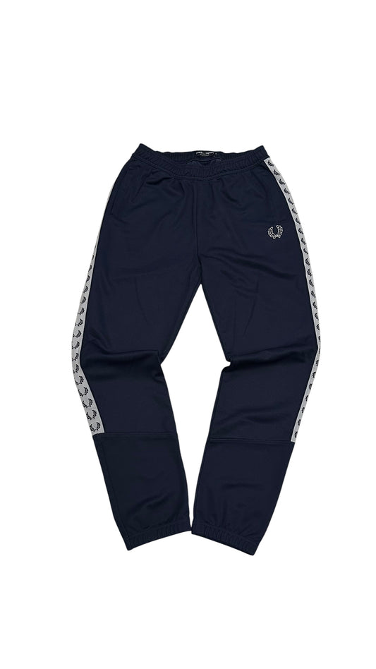 Fred Perry Trainingshose Navy Blau Taped S