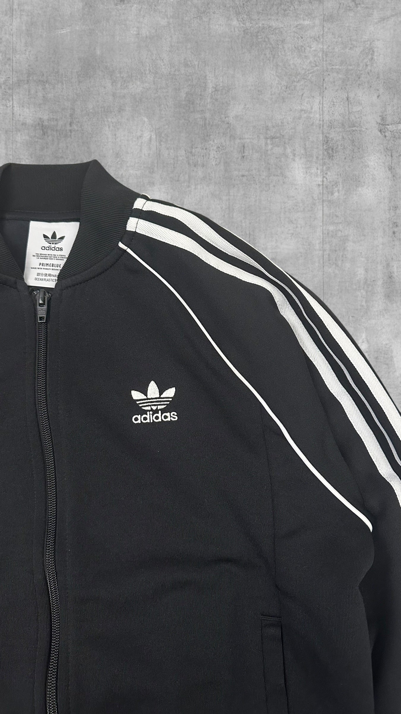 Adidas Firebird Trainingsjacke Schwarz Weiß S