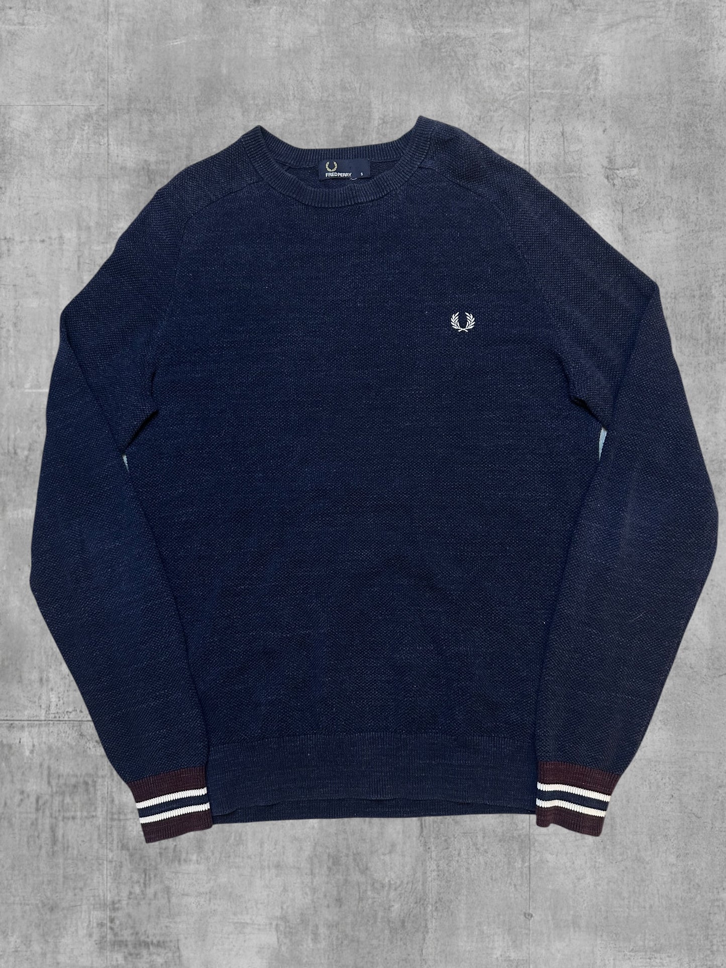 Fred Perry Sweatshirt Navy Blau S
