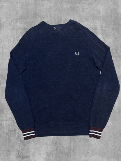 Fred Perry Sweatshirt Navy Blau S
