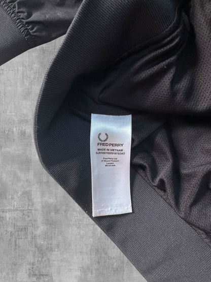 Fred Perry Bomberjacke Regenjacke Schwarz L
