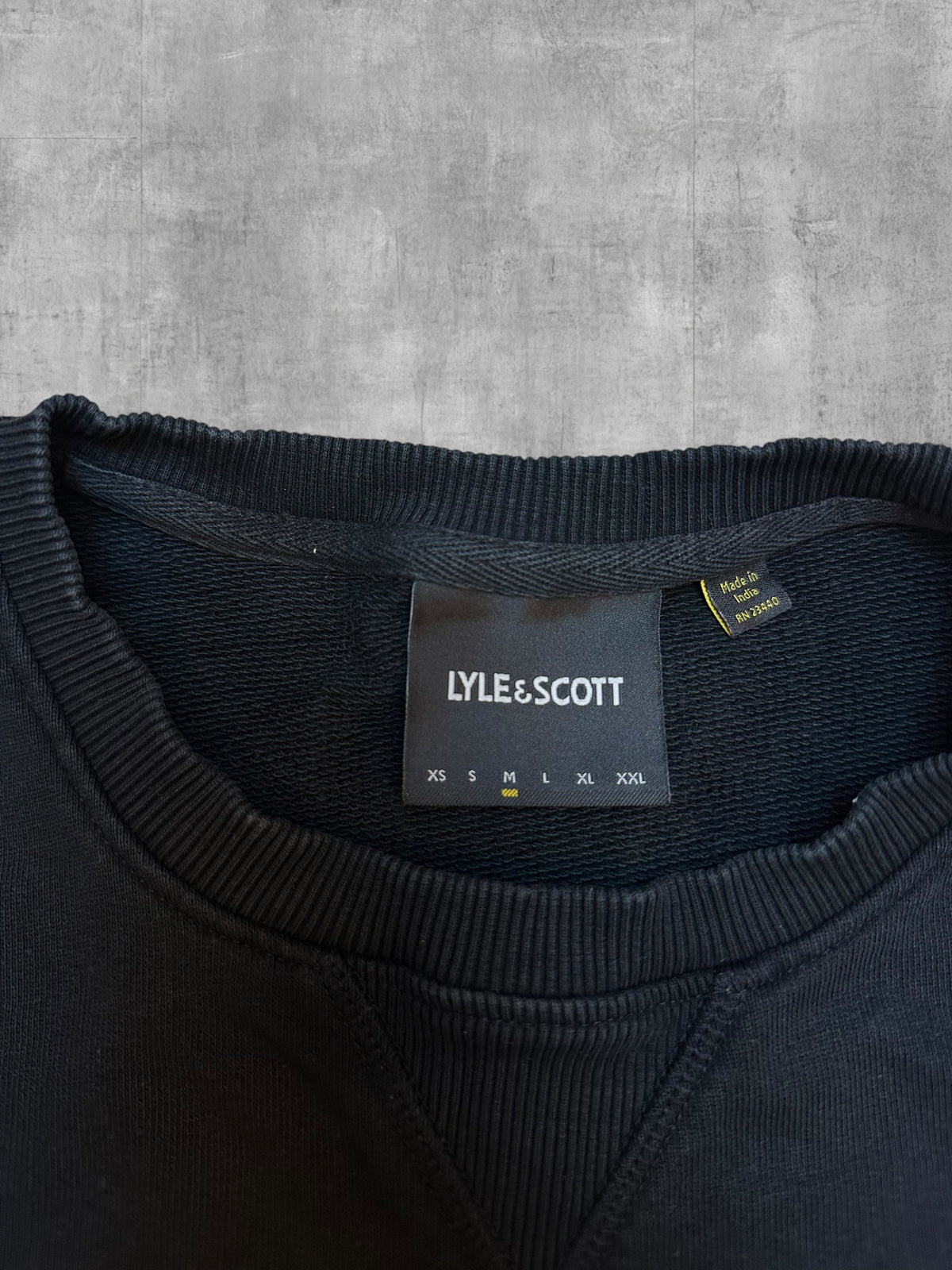 Lyle & Scott Sweatshirt Schwarz M