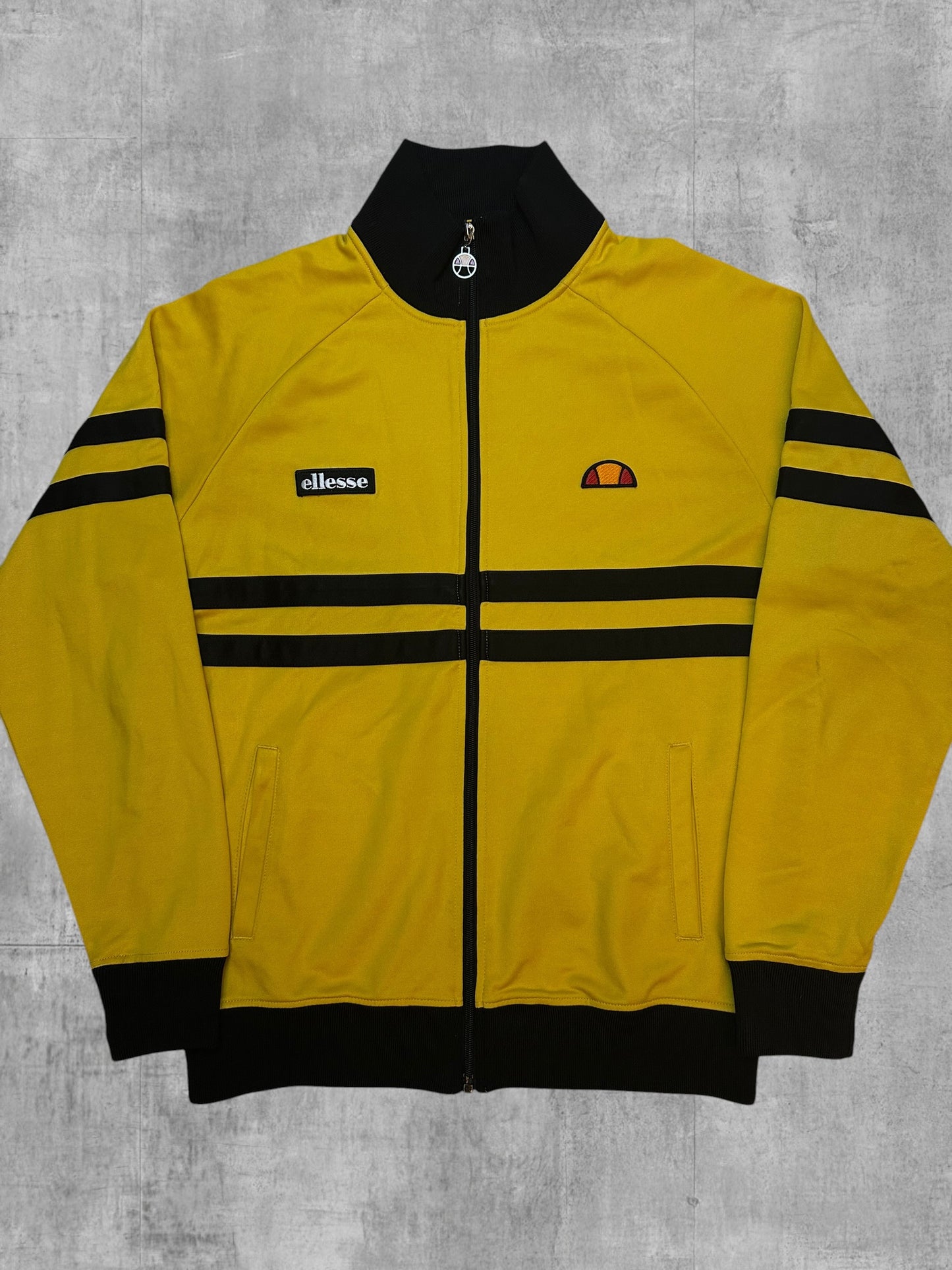 Ellesse Rimini Trainingsjacke Gelb Schwarz M