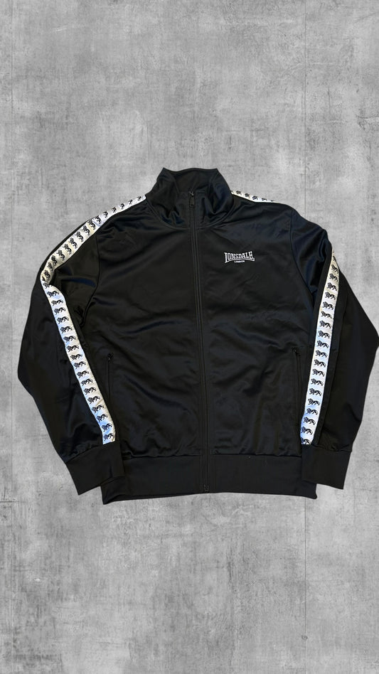 Lonsdale London Trainingsjacke Schwarz Weiß M