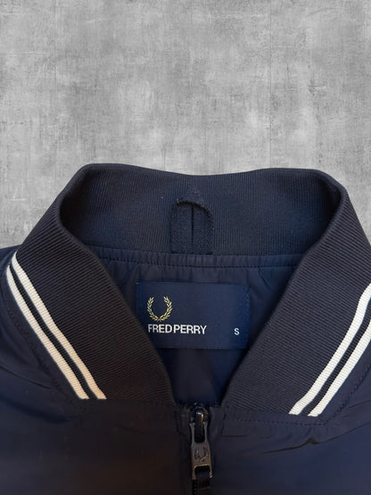 Fred Perry Bomberjacke Navy Blau S
