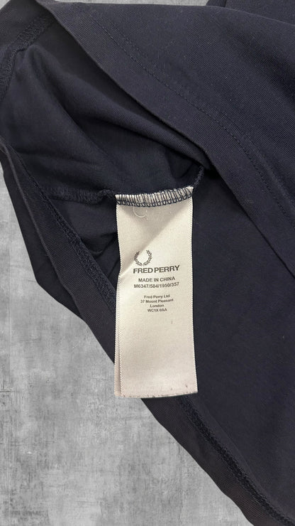 Fred Perry Vintage T-Shirt Taped Navy Blau S