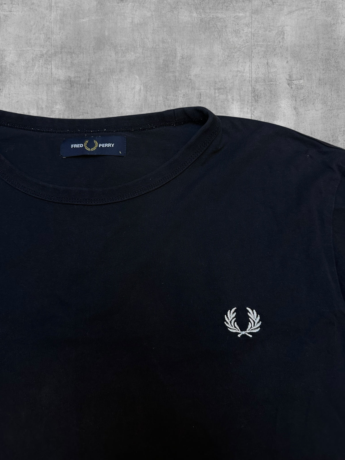 Fred Perry T-shirt Schwarz Weiß L