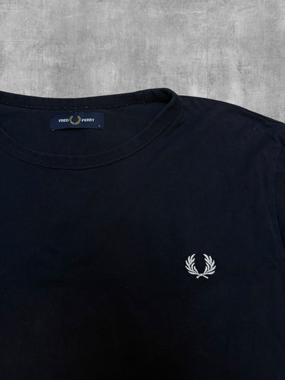 Fred Perry T-shirt Schwarz Weiß L
