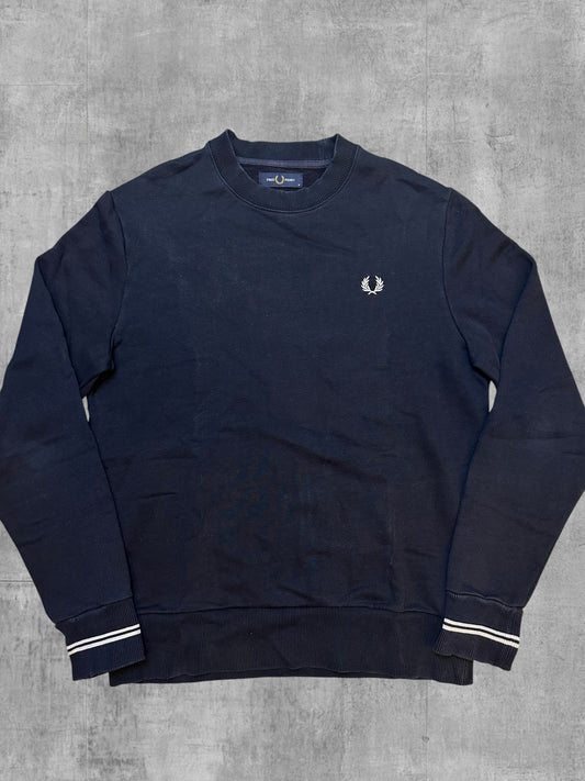 Fred Perry Sweatshirt Schwarzblau M (leichtes Mängel)