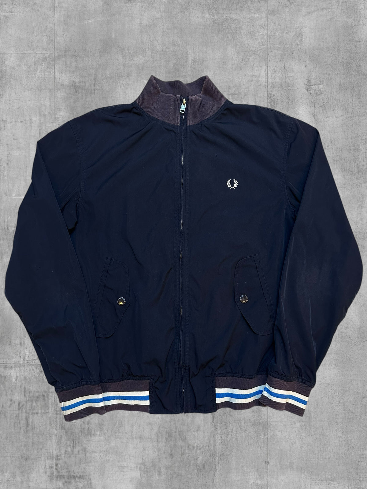 Fred Perry Bomberjacke Navy Blau S