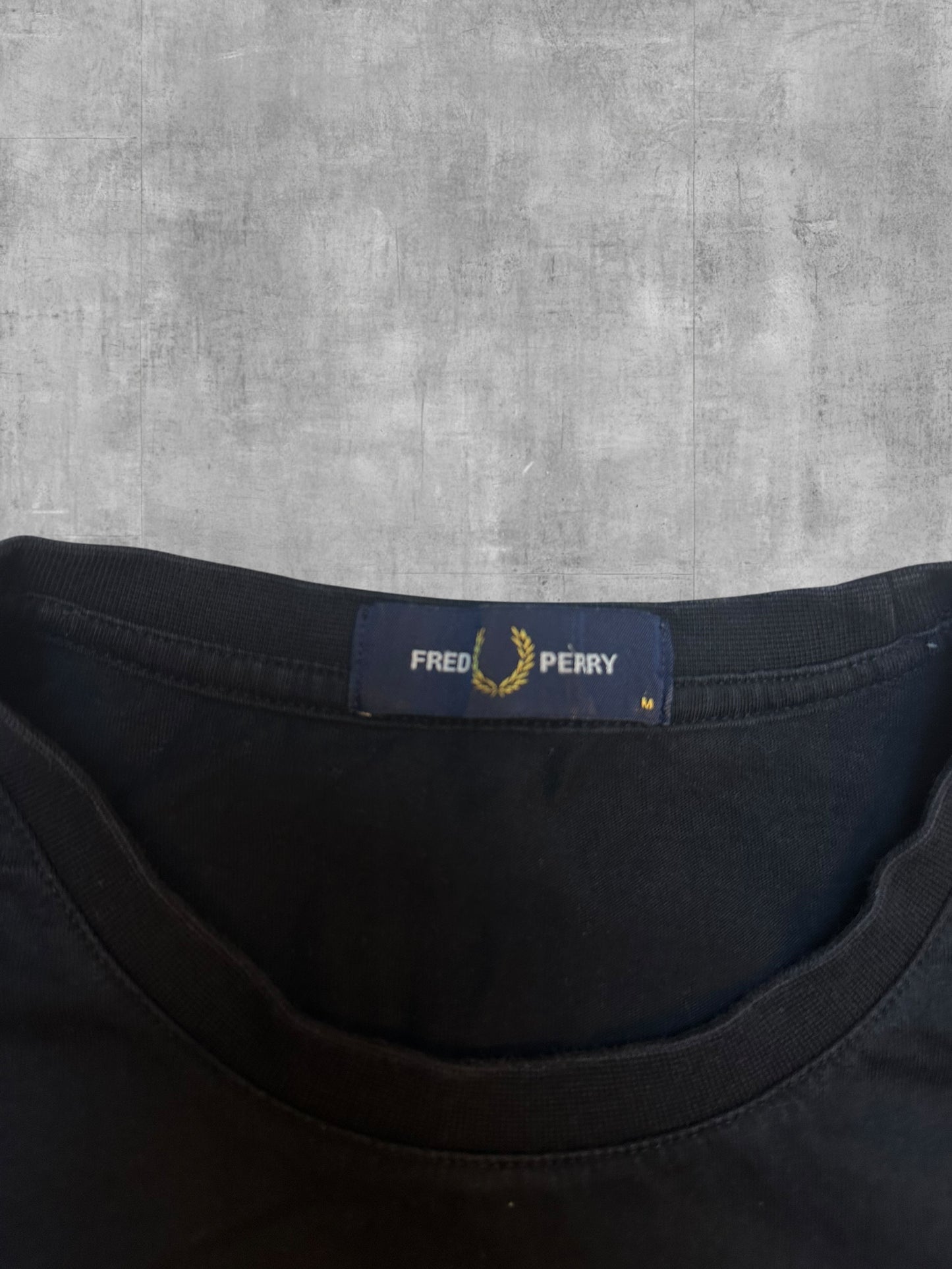 Fred Perry T-shirt Schwarz Weiß M