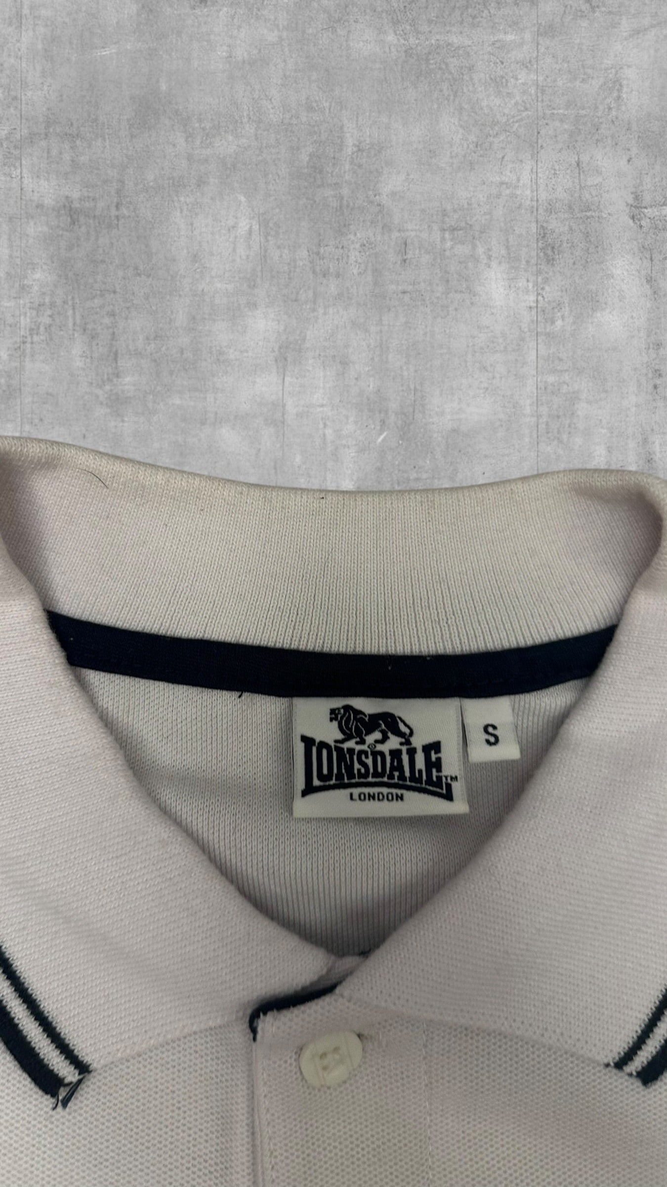 Lonsdale London Polo Shirt Weiß M
