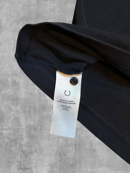 Fred Perry Polo Shirt Schwarz Gold S