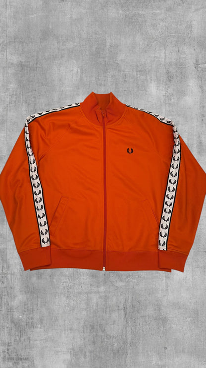 Fred Perry Trainingsjacke Taped Orange S - M