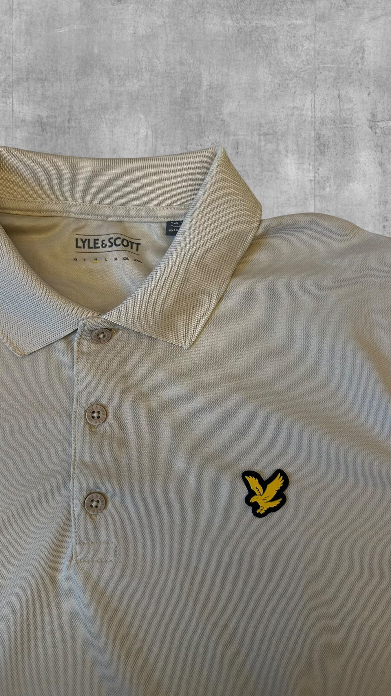 Lyle & Scott Sport Polo Shirt Beige M
