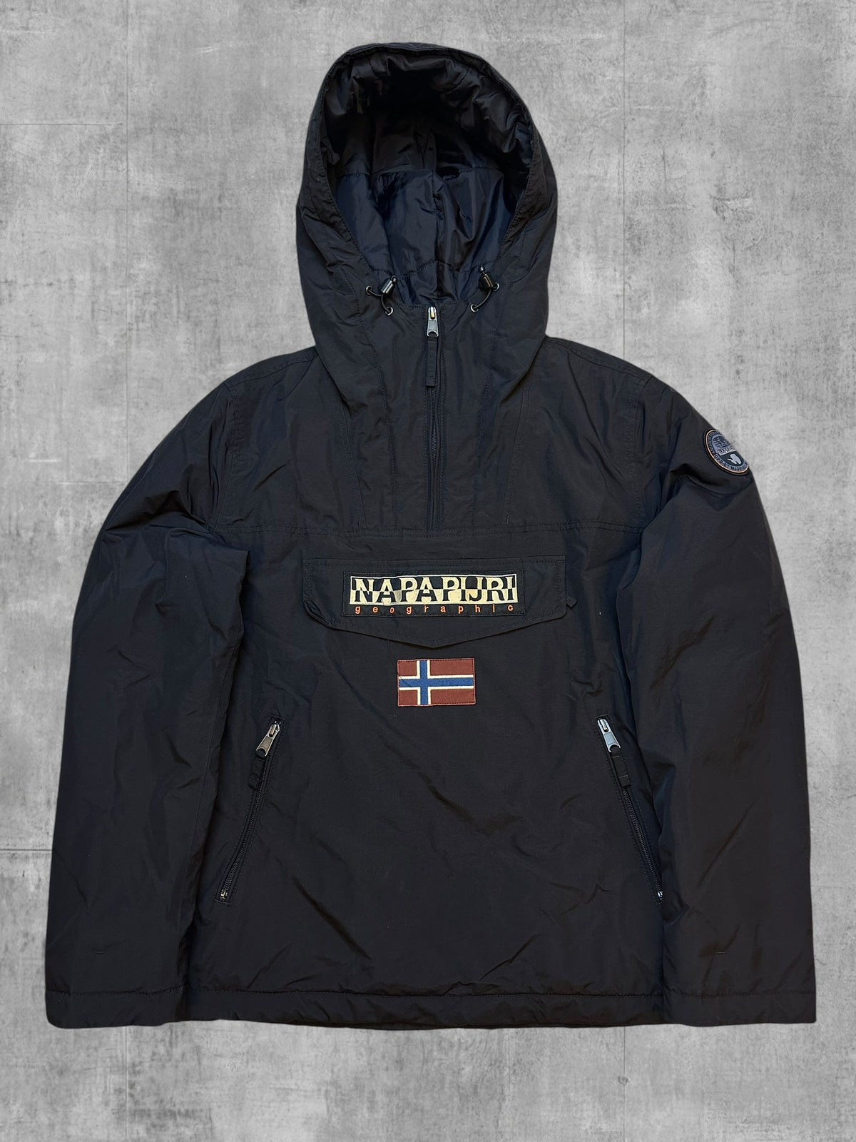 Napapijri Daunen Windbreaker Schwarz M - L