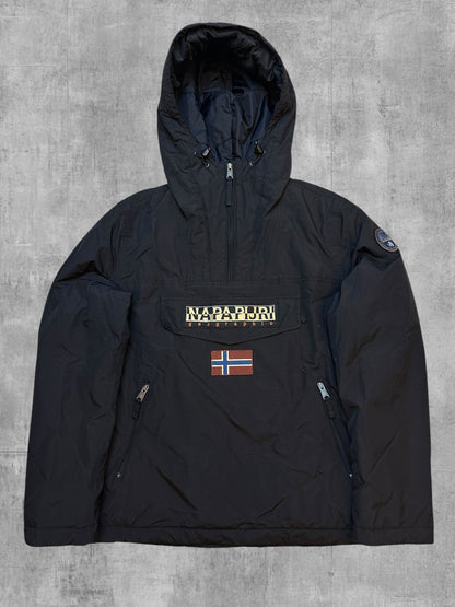 Napapijri Daunen Windbreaker Schwarz M - L