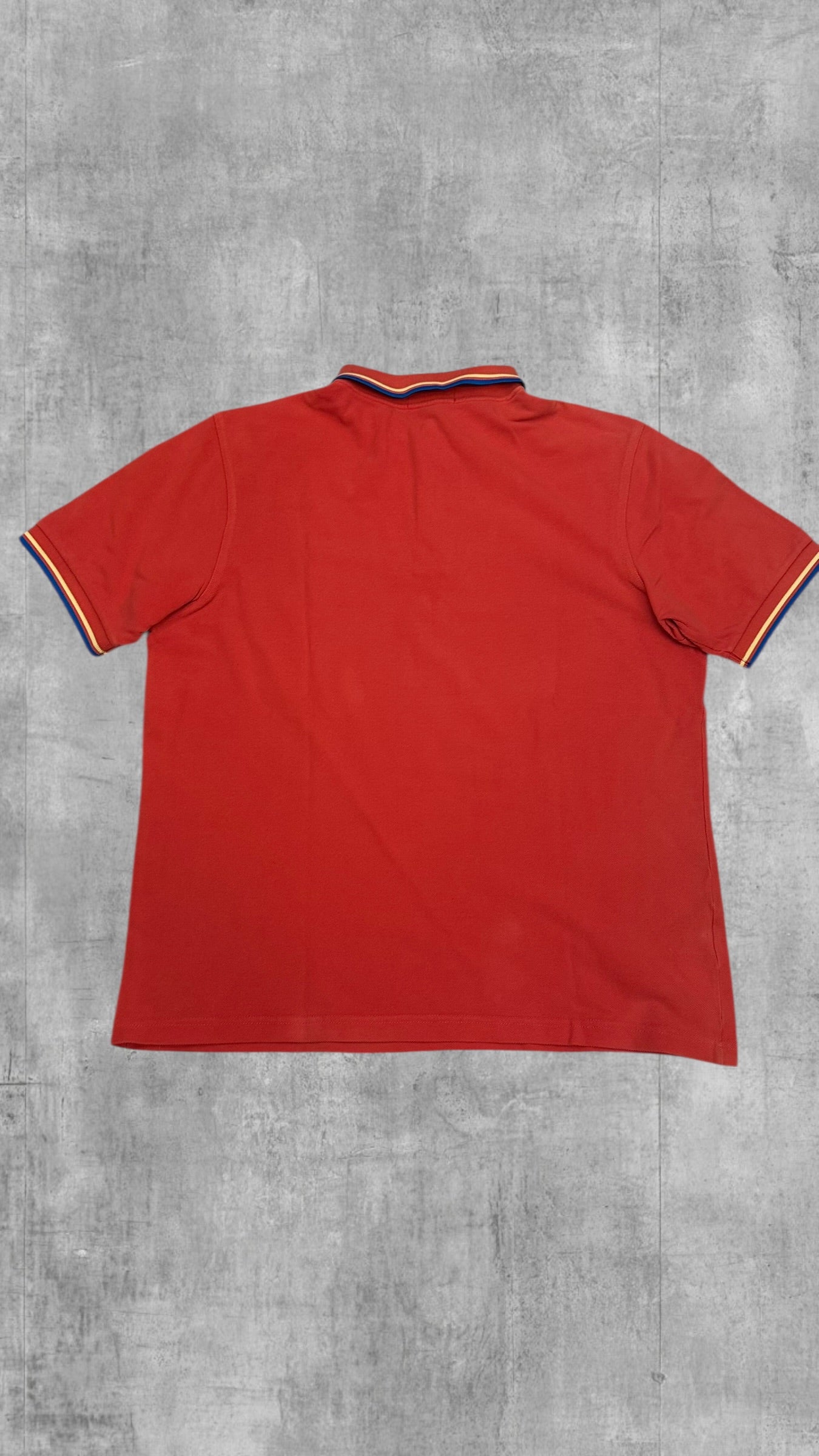 Fred Perry Polo Shirt Lachsrot L Slim Fit