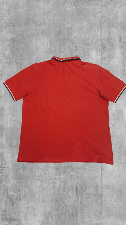 Fred Perry Polo Shirt Lachsrot L Slim Fit