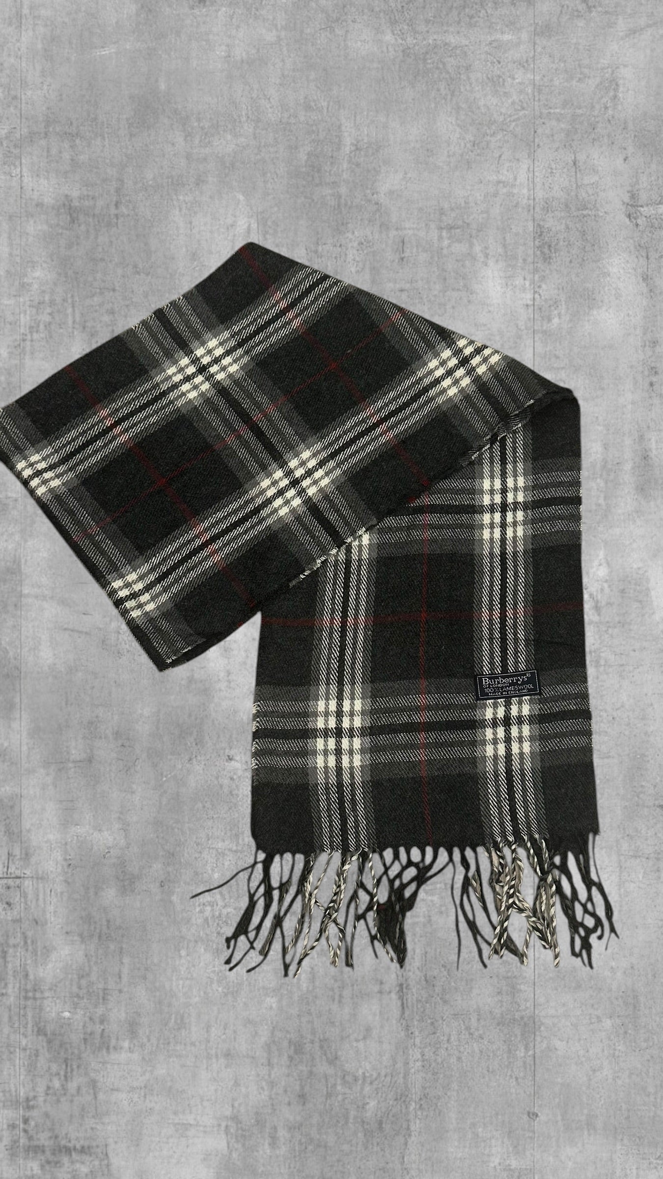 Burberry Schal Dunkelgrau