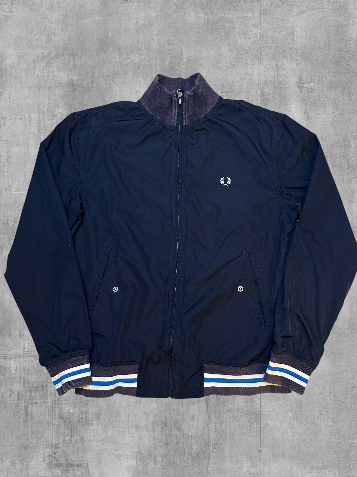 Fred Perry Bomberjacke Navy Blau  S