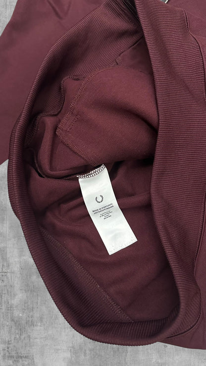 Fred Perry Trainingsjacke Taped Weinrot L