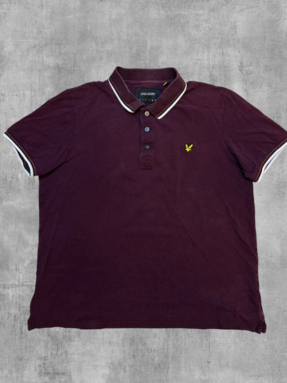 Lyle & Scott Polo Shirt Weinrot XL