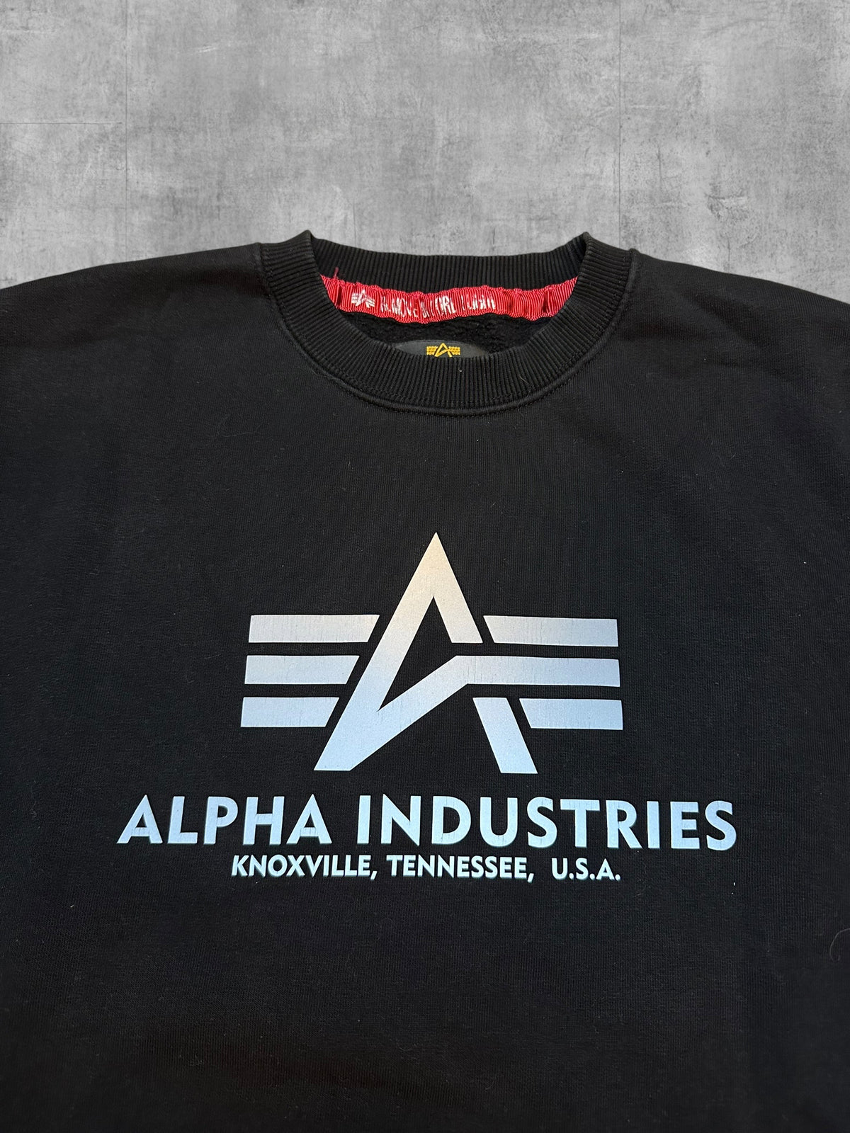 Alpha Industries Sweatshirt Schwarz S