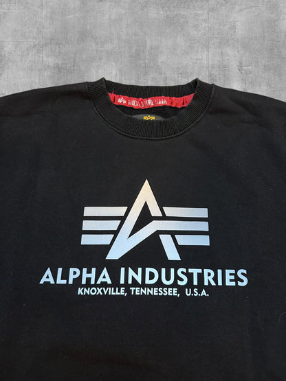 Alpha Industries Sweatshirt Schwarz S