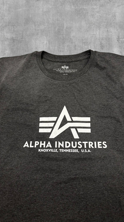 Alpha Industries T-Shirt Dunkelgrau XXL