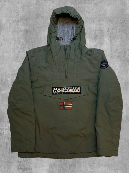 Napapijri Jacke Windbreaker gefüttert Khaki M