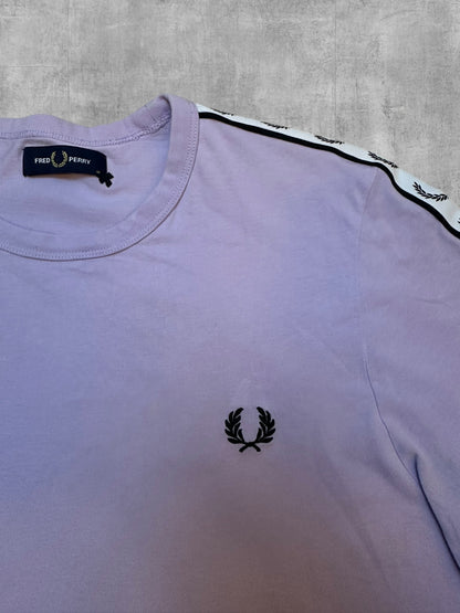 Fred Perry T-shirt Taped Flieder M
