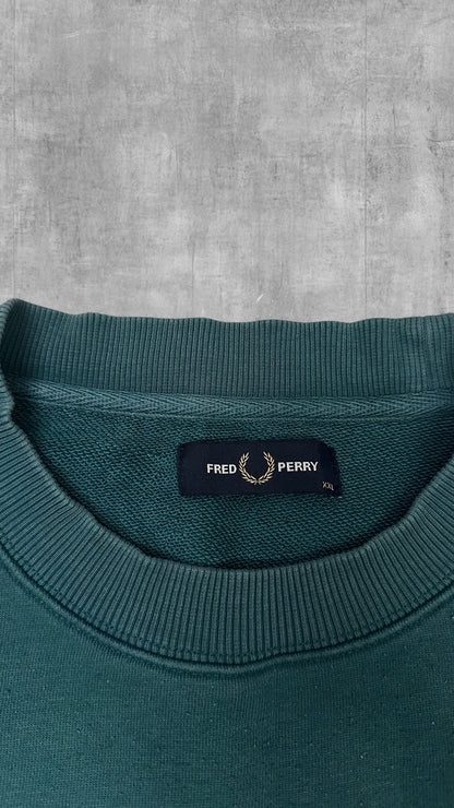 Fred Perry Sweatshirt Türkisgrün XXL