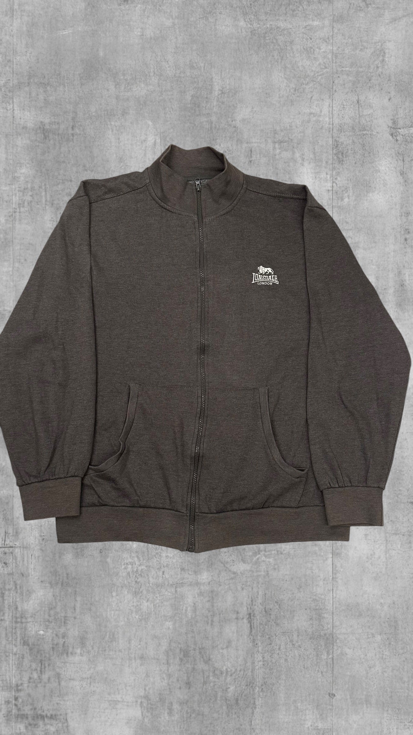 Lonsdale London Zip Pullover Grau XXL
