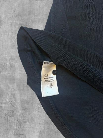 Fred Perry Polo Shirt Schwarz Türkis Weinrot XL