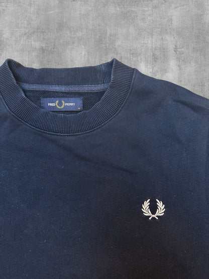 Fred Perry Sweatshirt Schwarzblau M (leichtes Mängel)