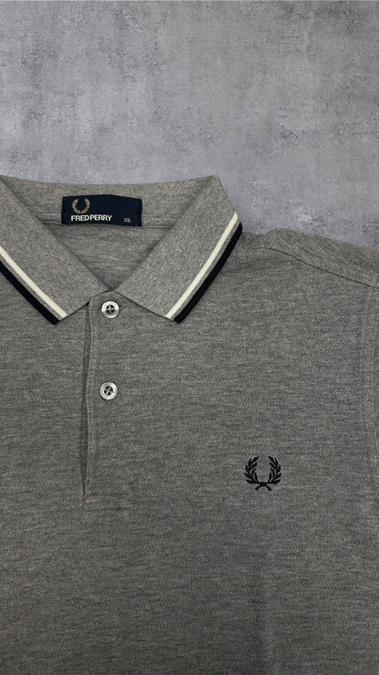 Fred Perry Polo Shirt Grau XS