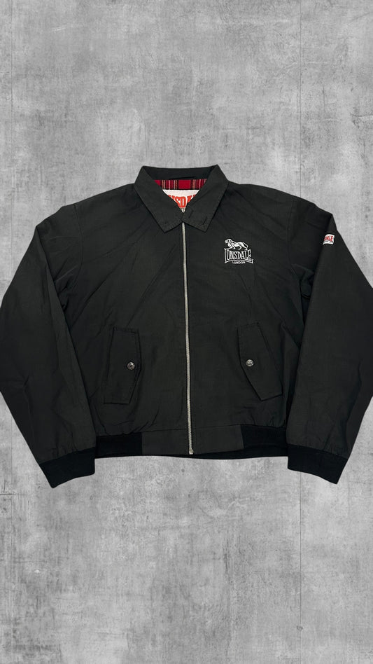 Lonsdale London Harrington Jacke Schwarz L