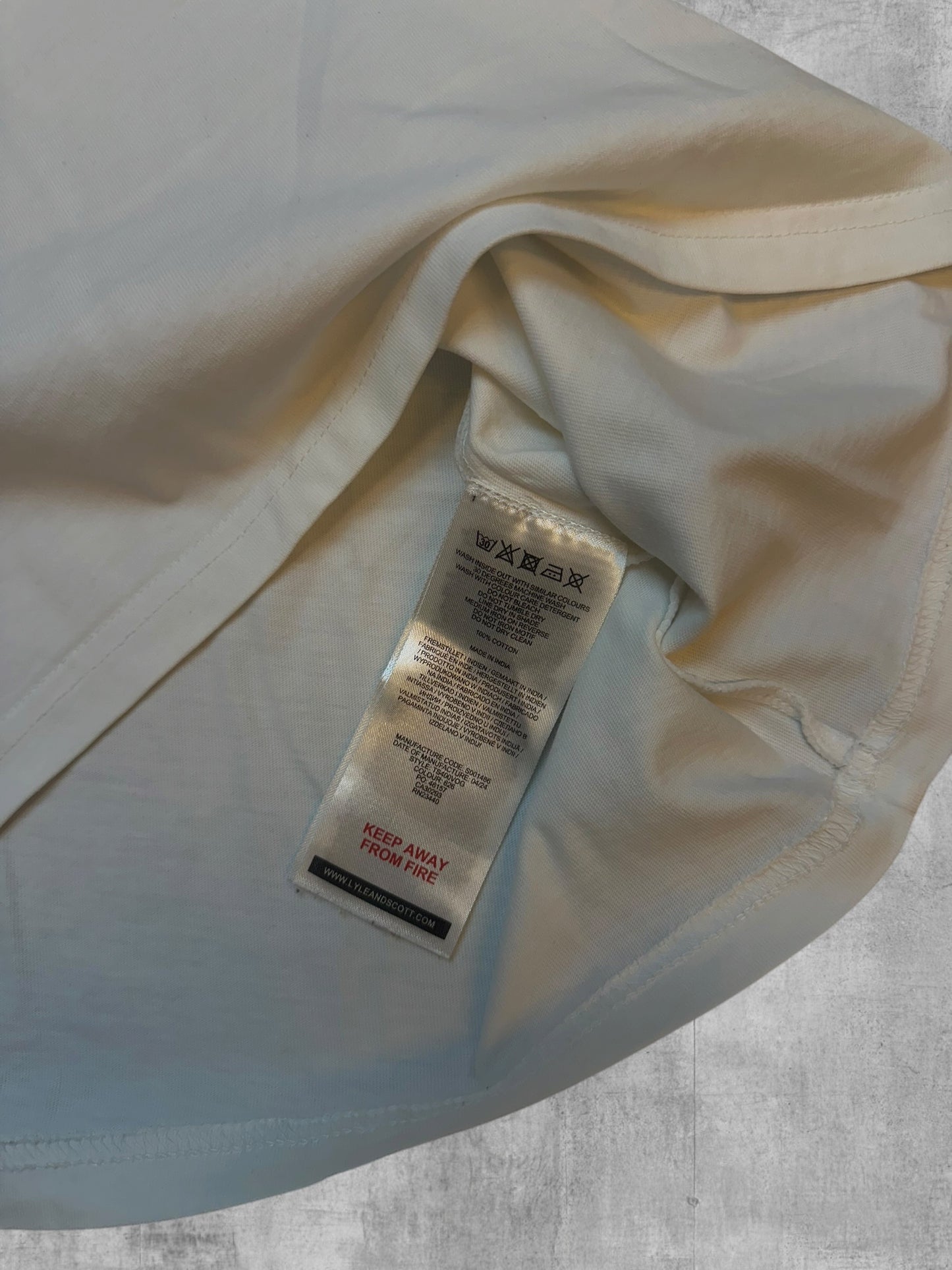 Lyle & Scott T-shirt Weiß S