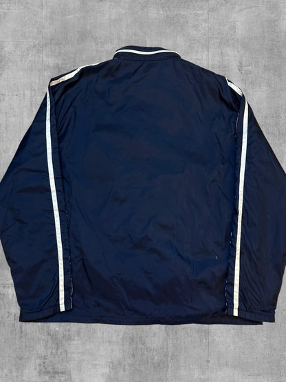 Fred Perry Windbreaker Jacke Taped Navy Blau Weiß M