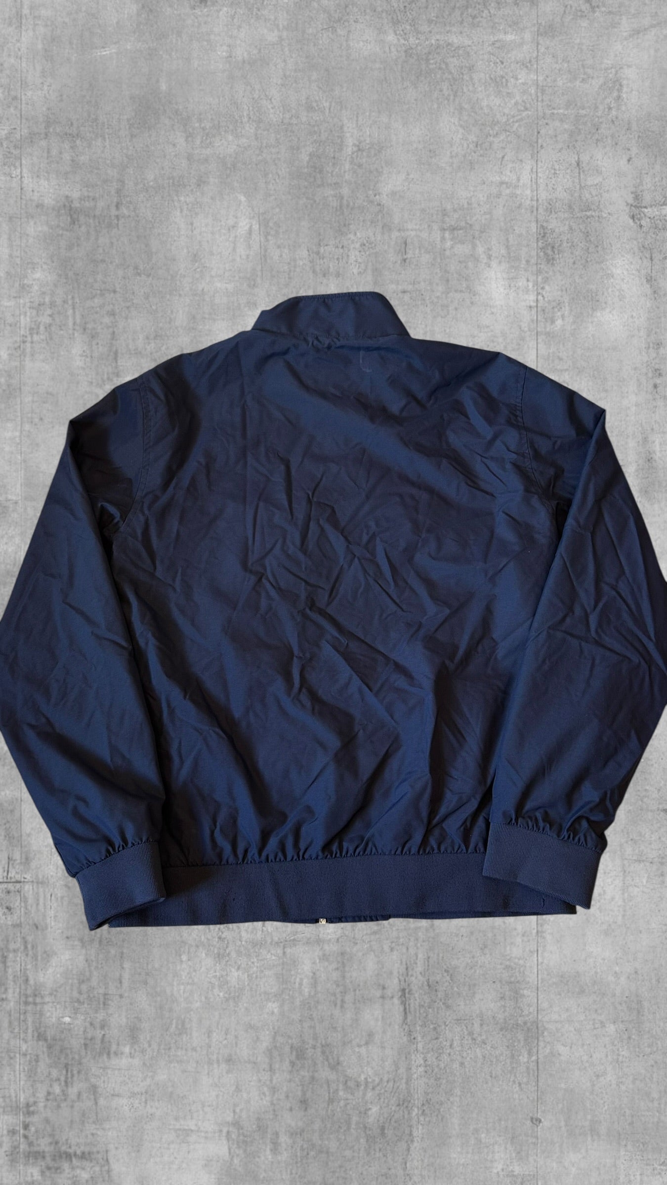 Fred Perry Regenjacke Bomberjacke Übergangsjacke Navy Blau M