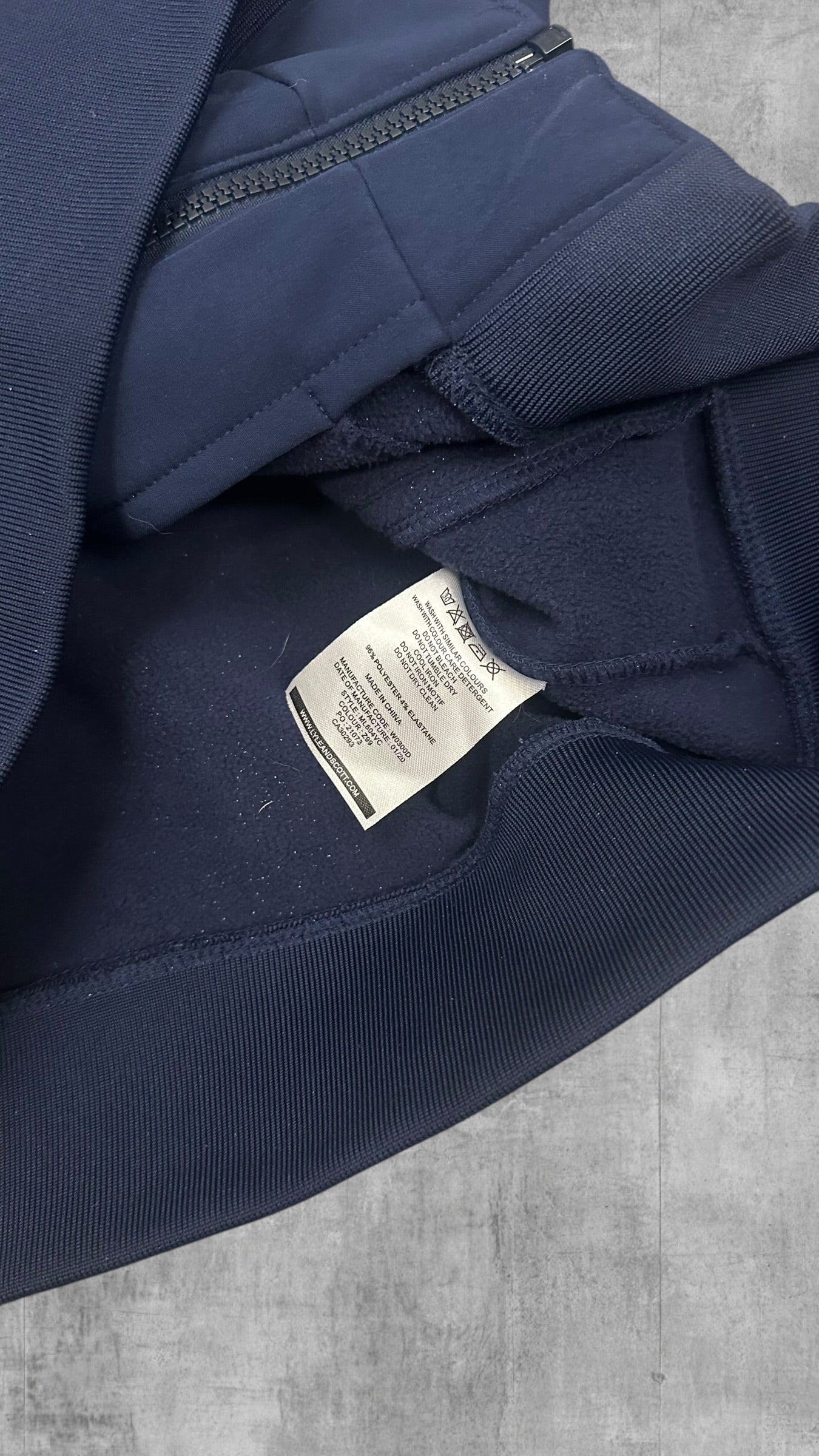 Lyle & Scott Softshelljacke Regenjacke Navy Blau L