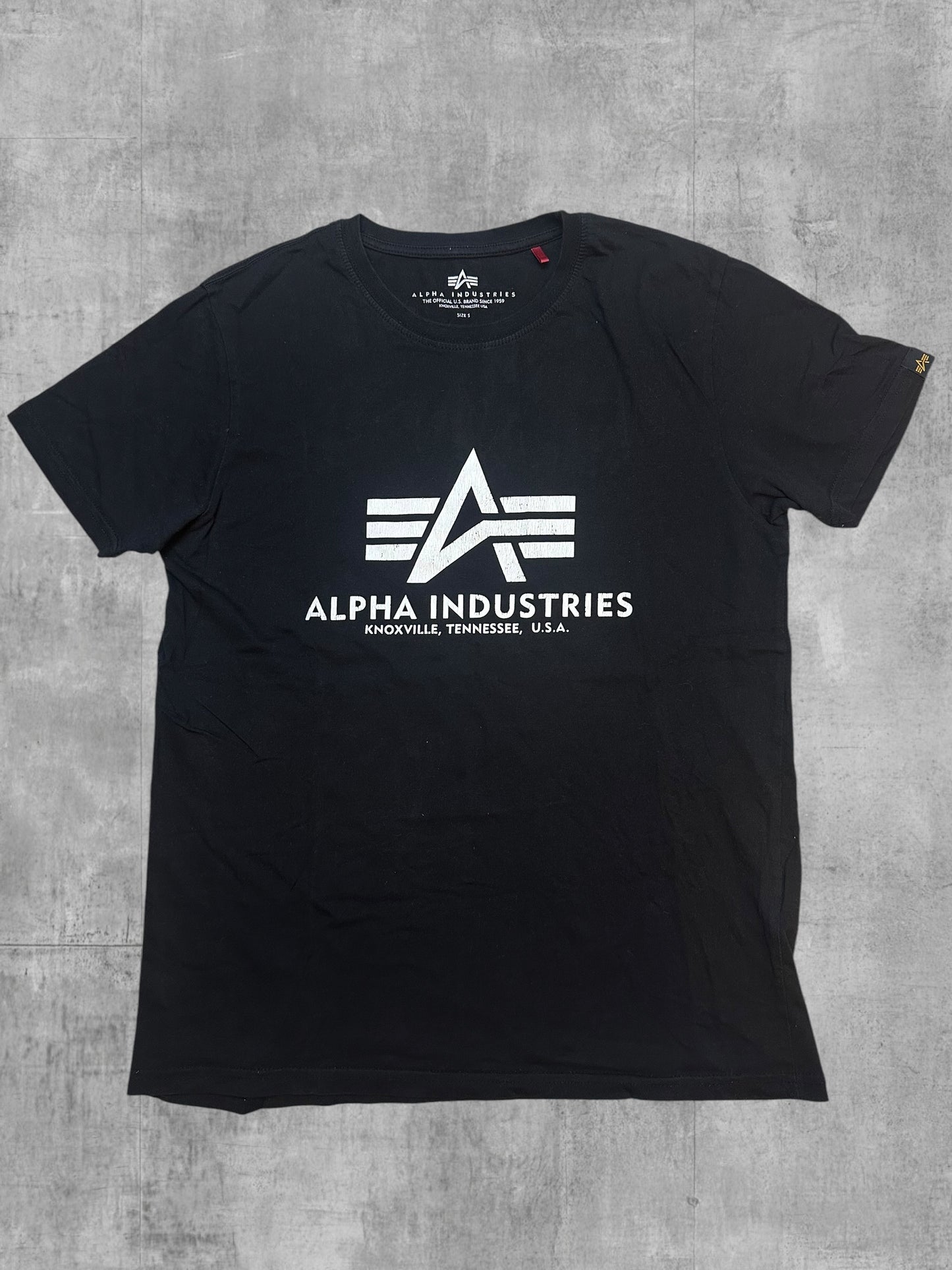 Alpha Industries T-Shirt Schwarz S