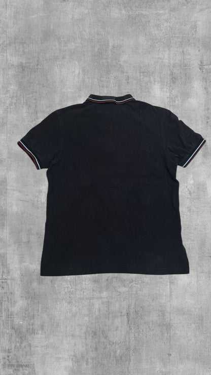 Fred Perry Polo Hemd Navy Blau Weinrot M