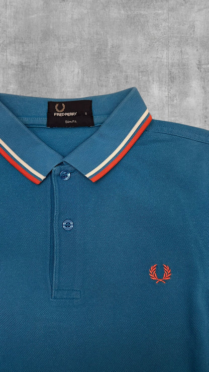 Fred Perry Polo Shirt Hellblau S
